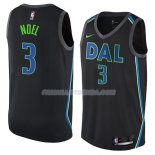 Maillot Dallas Mavericks Nerlens Noel Ciudad 2018 Noir