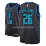 Maillot Dallas Mavericks Ray Spalding Ciudad 2018-19 Noir