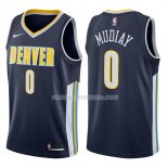 Maillot Denver Nuggets Emmanuel Mudiay Icon 2017-18 0 Azul