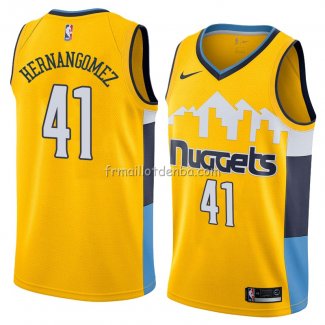 Maillot Denver Nuggets Juan Hernangomez Statement 2018 Jaune