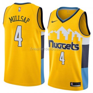 Maillot Denver Nuggets Paul Millsap Statement 2018 Jaune