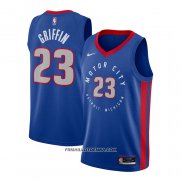 Maillot Detroit Pistons Blake Griffin Ville 2020-21 Bleu