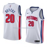 Maillot Detroit Pistons Dwight Buycks Association 2018 Blanc