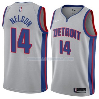 Maillot Detroit Pistons Jameer Nelson Statement 2018 Gris