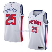 Maillot Detroit Pistons Reggie Bullock Association 2018 Blanc