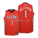Maillot Enfant New Orleans Pelicans Zion Williamson Statement 2019 Rouge