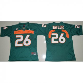 Enfants Maillot Basket NCAA Sean Taylor 26 Vert