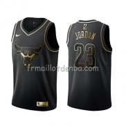 Maillot Golden Edition Chicago Bulls Michael Jordan Noir