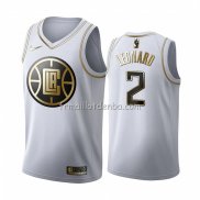 Maillot Golden Edition Los Angeles Clippers Kawhi Leonard Blanc