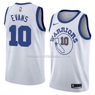 Maillot Golden State Warriors Jacob Evans Hardwood Classic 2018-19 Blanc