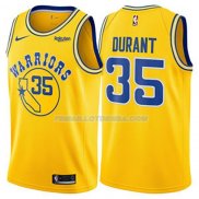 Maillot Golden State Warriors Kevin Durant Hardwood Classic 2018 Jaune