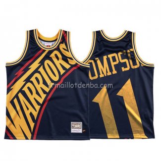 Maillot Golden State Warriors Klay Thompson Mitchell & Ness Big Face Bleu