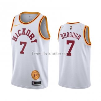 Maillot Indiana Pacers Malcolm Brogdon Hardwood Classics Blanc