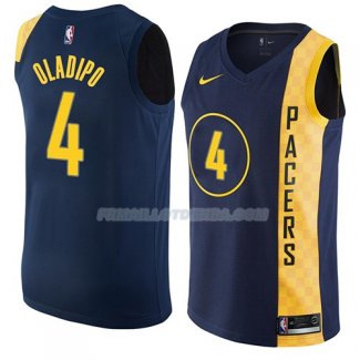 Maillot Indiana Pacers Victor Oladipo Ciudad 2018 Bleu