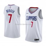 Maillot Los Angeles Clippers Sam Dekker Association 2018 Blanc