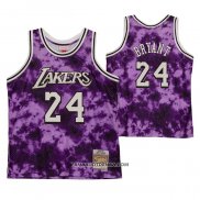 Maillot Los Angeles Laker Kobe Bryant No 24 Galaxy Volet