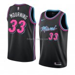 Maillot Miami Heat Alonzo Mourning Ville 2018-19 Noir