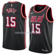 Maillot Miami Heat Okaro White Classic 2018 Noir