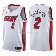 Maillot Miami Heat Wayne Ellington Association 2017-18 2 Blancoo