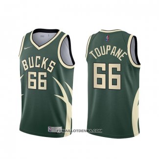 Maillot Milwaukee Bucks Axel Toupane Earned 2020-21 Vert