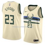 Maillot Milwaukee Bucks Ersan Ilyasova Ciudad 2018 Crema