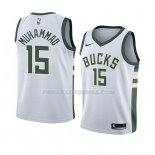 Maillot Milwaukee Bucks Shabazz Muhammad Association 2018 Blanc