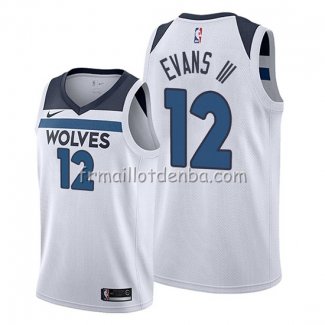 Maillot Minnesota Timberwolves Jacob Evans Iii Association 2019-20 Blanc