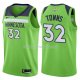 Maillot Basket Minnesota Timberwolves Karl-anthony Towns Statement 2017-18 32 Vert