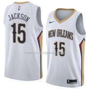 Maillot New Orleans Pelicans Frank Jackson Association 2018 Blanc