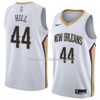 Maillot New Orleans Pelicans Solomon Hill Association 2018 Blanc