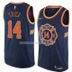 Maillot New York Knicks Allonzo Trier Ciudad 2018 Bleu Bleu