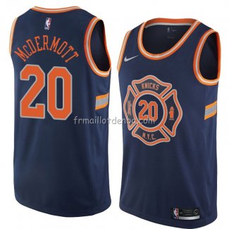 Maillot New York Knicks Doug Mcdermott Ville 2018 Bleu