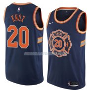 Maillot New York Knicks Kevin Knox Ciudad 2018 Bleu Bleu