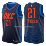 Maillot Oklahoma City Thunder Andre Roberson Statehombret 2017-18 21 Azul