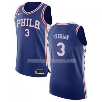 Maillot Philadelphia 76ers Allen Iverson Icon 2017-18 3 Bleu