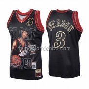 Maillot Philadelphia 76ers Allen Iverson Slam Retro Noir