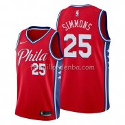 Maillot Philadelphia 76ers Ben Simmons Statement Edition Rouge