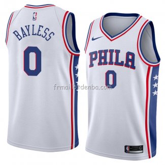 Maillot Philadelphia 76ers Jerryd Bayless Association 2018 Blanc