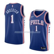 Maillot Philadelphia 76ers Justin Anderson Icon 2018 Bleu Bleu