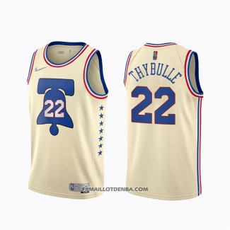 Maillot Philadelphia 76ers Matisse Thybulle Earned 2020-21 Crema