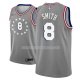 Maillot Philadelphia 76ers Zhaire Smith Ciudad 2018-19 Gris Gris
