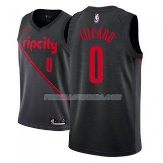 Maillot Portland Trail Blazers Damian Lillard Ciudad 2018-19 Noir