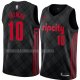 Maillot Portland Trail Blazers Jake Layman Ciudad 2018 Noir
