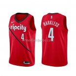 Maillot Portland Trail Blazers Maurice Harkless Earned Rouge