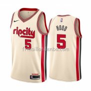 Maillot Portland Trail Blazers Rodney Hood Ville Crema