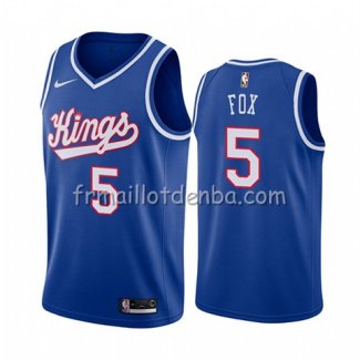 Maillot Sacramento Kings De'aaron Fox Throwback 2019-20 Bleu