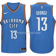 Maillot Basket Thunder Paul George 2017-18 13 Bleu