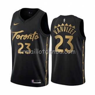 Maillot Tornto Raptors Fred Vanvleet Ville 2019-20 Noir