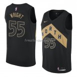 Maillot Toronto Raptors Delon Wright Ville 2018 Noir