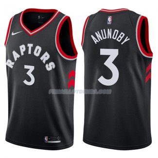 Maillot Toronto Raptors Og Anunoby Statehombret 2017-18 3 Negro